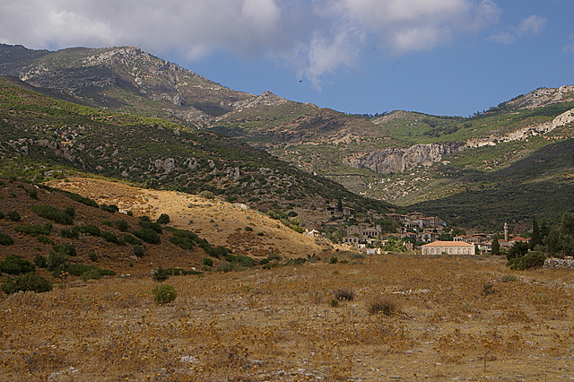 Uitzicht op het oude Doğanbey
