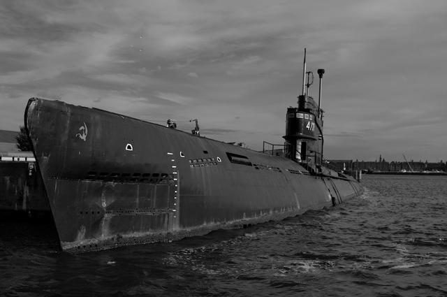 Russische duikboot bij NDSM