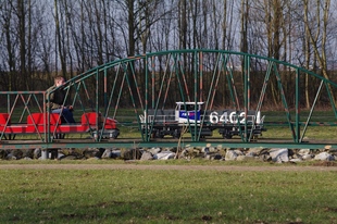 Miniatuur trein van de modelspoorvereniging