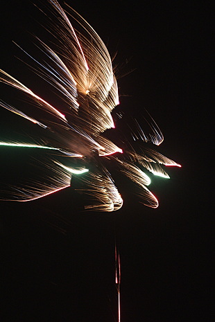 Vuurwerk boven Gouda