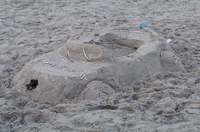 Cabriolet van zand